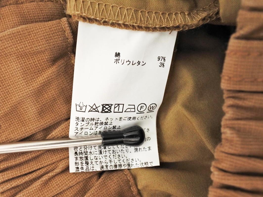 MELROSE メルローズ CLAIRE クレール ワイド パンツ size2/キャメル ■■ ☆ fia2 レディース_画像5