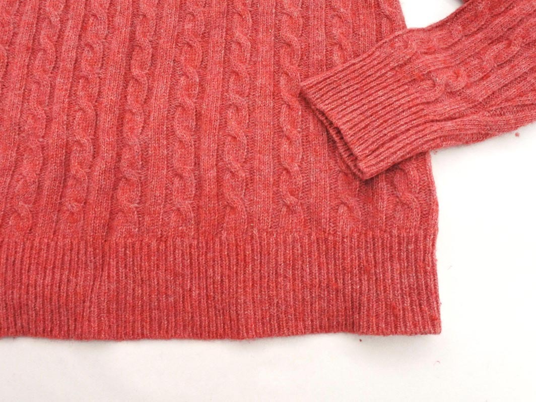 SHIPS GENERAL SUPPLY シップスジェネラルサプライ ウール混 ケーブル編み ニット セーター sizeS/赤 ◇■ ☆ fia2 メンズ_画像2