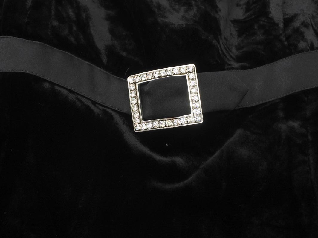 ROPE Rope велюр поддельный Layered One-piece size9AT/ чёрный *# * fia2 женский