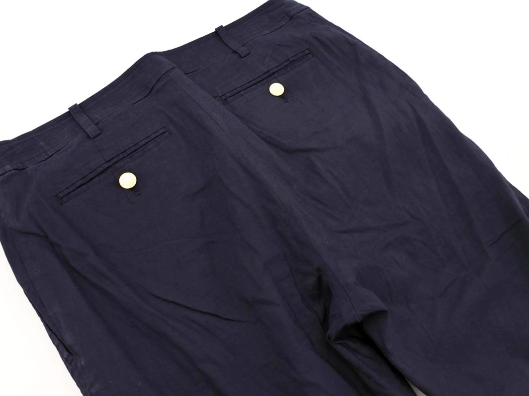 MACKINTOSH LONDON マッキントッシュロンドン テーパード パンツ size40/紺 ■■ ☆ fia2 レディース_画像7