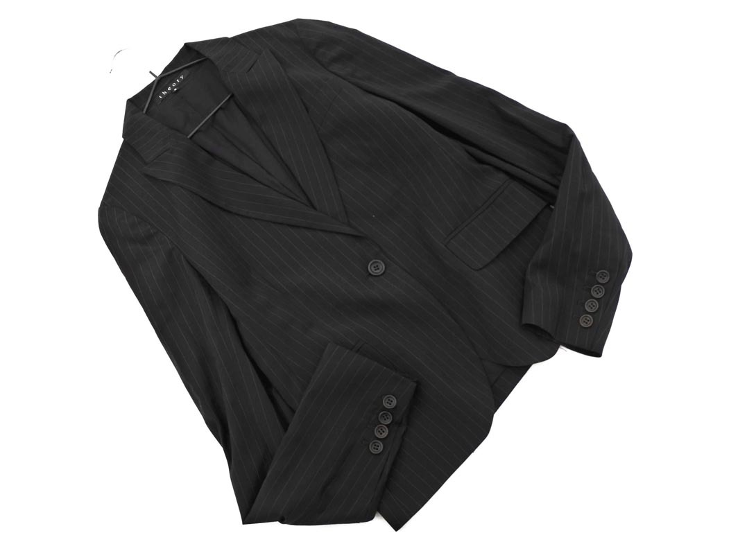 theory теория в тонкую полоску tailored jacket size2/ чёрный *# * fia2 женский theory теория в тонкую полоску tailored jacket size2/ чёрный *# * fia2 женский