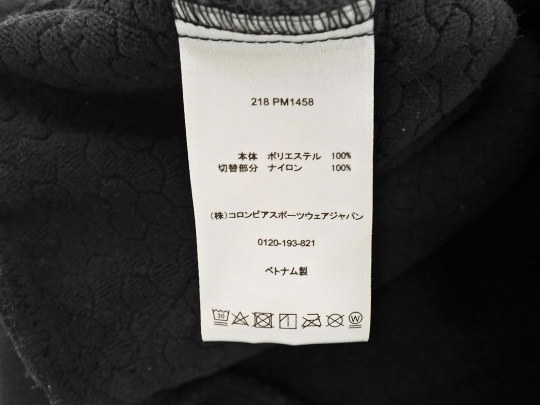 Columbia コロンビア 裏起毛 ロゴ プルオーバー パーカー sizeS/黒 ◇■ ☆ fia2 メンズ_画像6