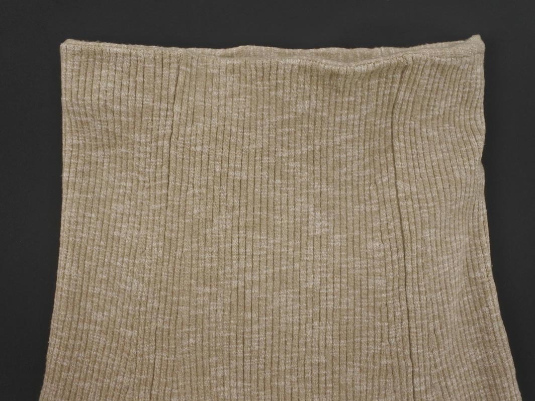 Mila Owen ミラオーウェン ニット ロング スカート size0/ベージュ ◇■ ☆ fia2 レディース