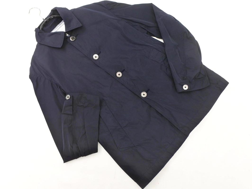 EDIFICE エディフィス ステンカラー ジャケット size44/濃紺 ◇■ ☆ fia3 メンズ