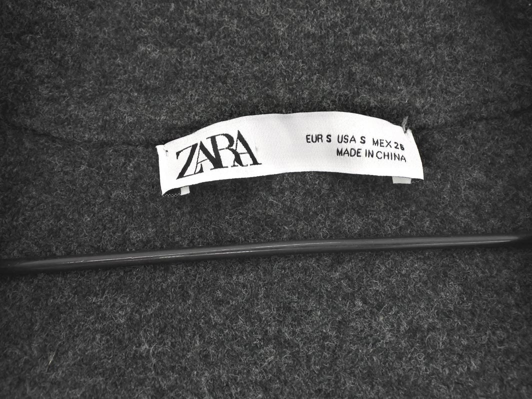 ZARA ザラ ロング チェスター コート sizeS/グレー ◇■ ☆ fhd0 レディース
