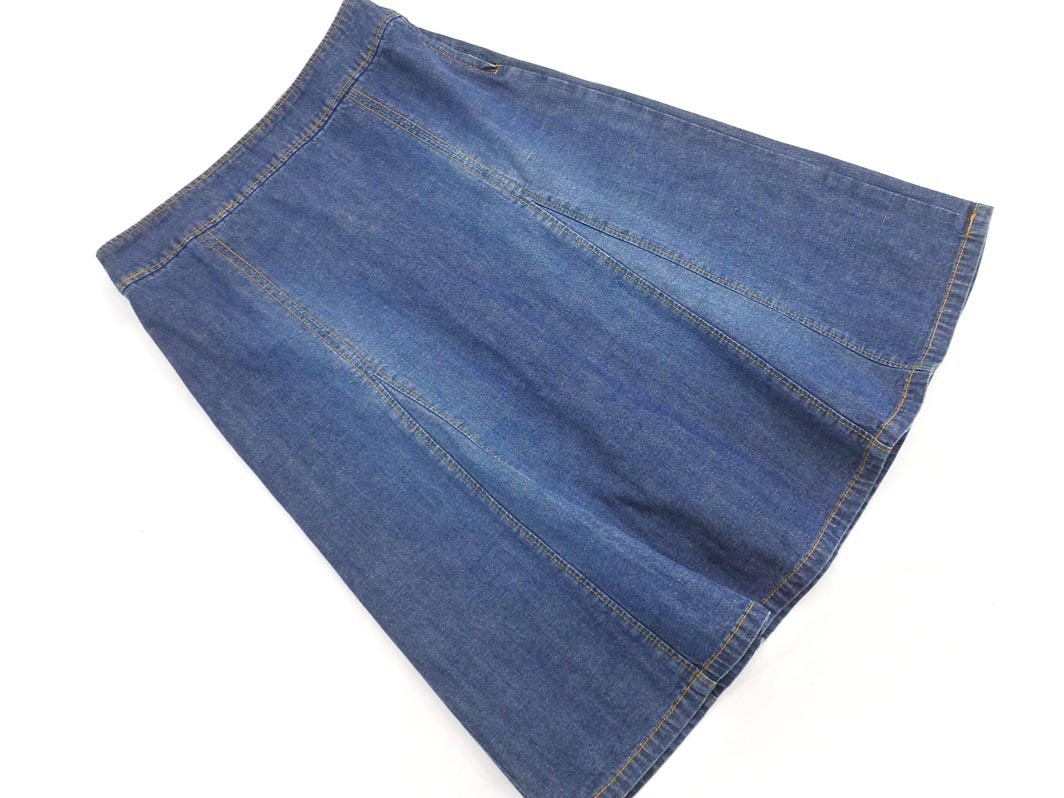 KUMIKYOKU 組曲 デニムスカート size5/青 ■■ ☆ fia4 レディース