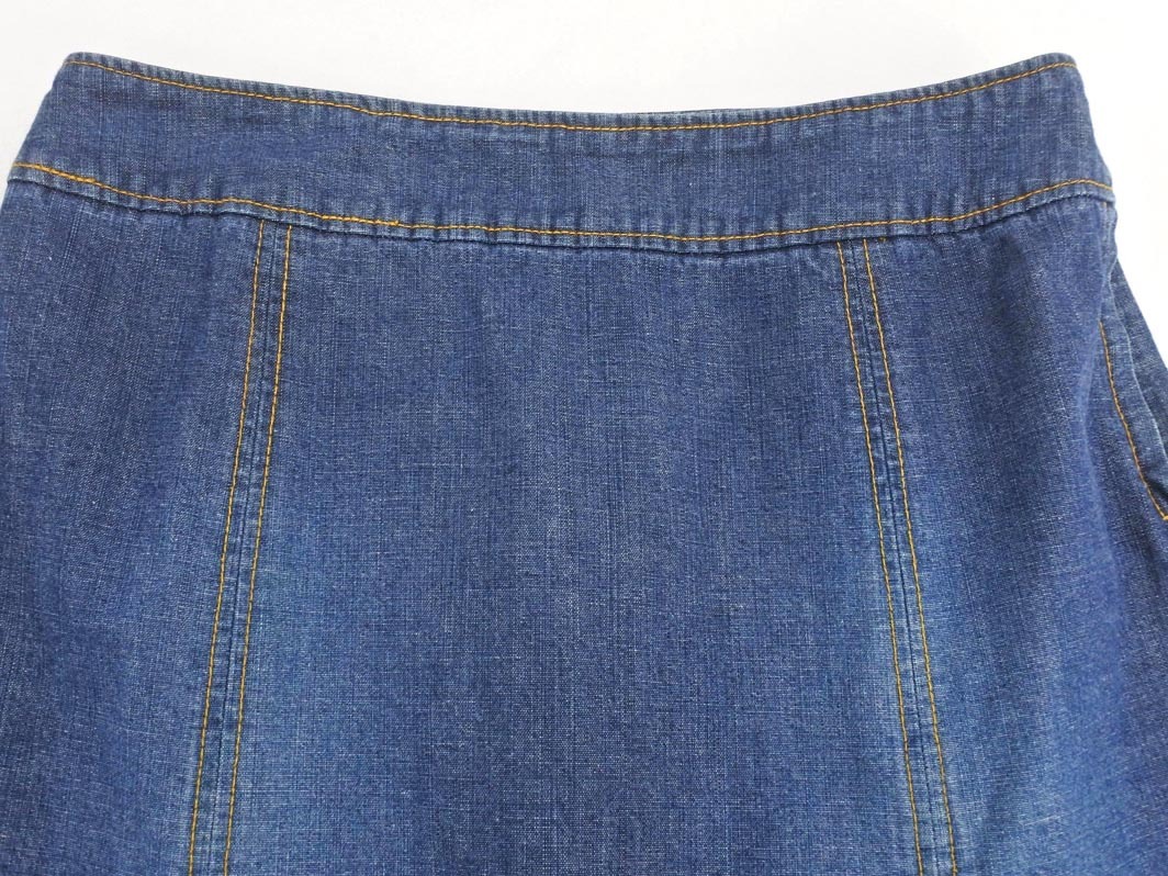 KUMIKYOKU 組曲 デニムスカート size5/青 ■■ ☆ fia4 レディース
