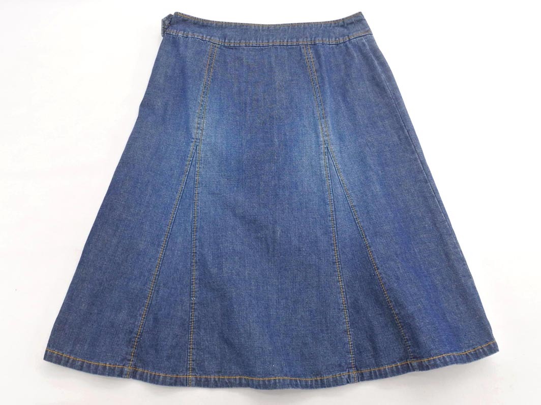 KUMIKYOKU 組曲 デニムスカート size5/青 ■■ ☆ fia4 レディース