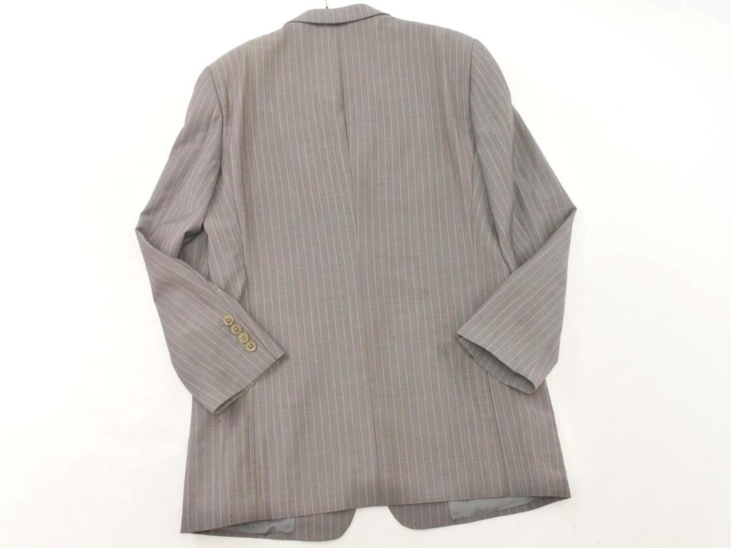 ARMANI COLLEZIONI アルマーニコレツィオーニ ストライプ テーラード ジャケット size48/グレー ■■ ☆ fia4 メンズ_画像6