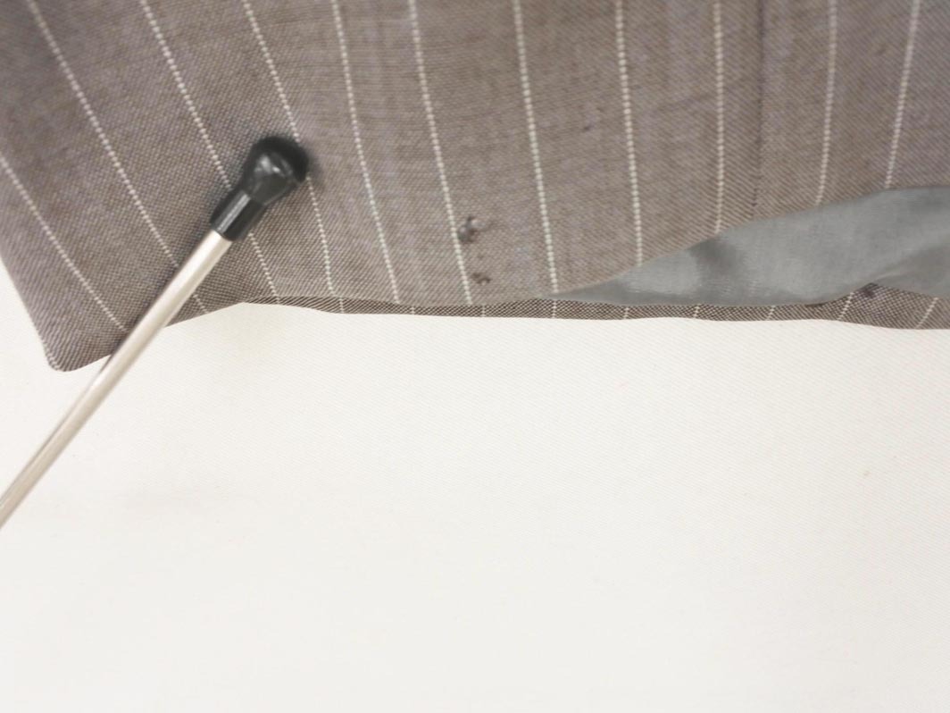 ARMANI COLLEZIONI アルマーニコレツィオーニ ストライプ テーラード ジャケット size48/グレー ■■ ☆ fia4 メンズ_画像8