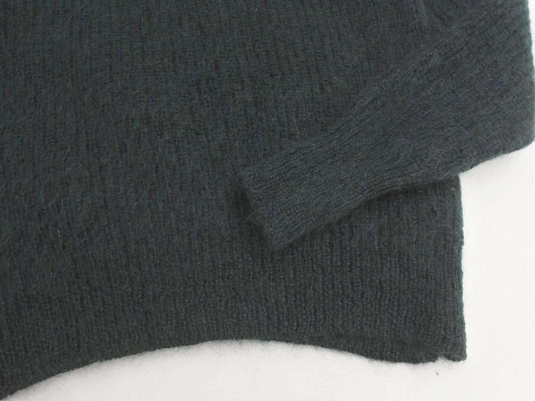 JOURNAL STANDARD ジャーナルスタンダード モヘヤ混 クルーネック ニット セーター 緑 ◇■ ☆ fia4 レディース_画像3