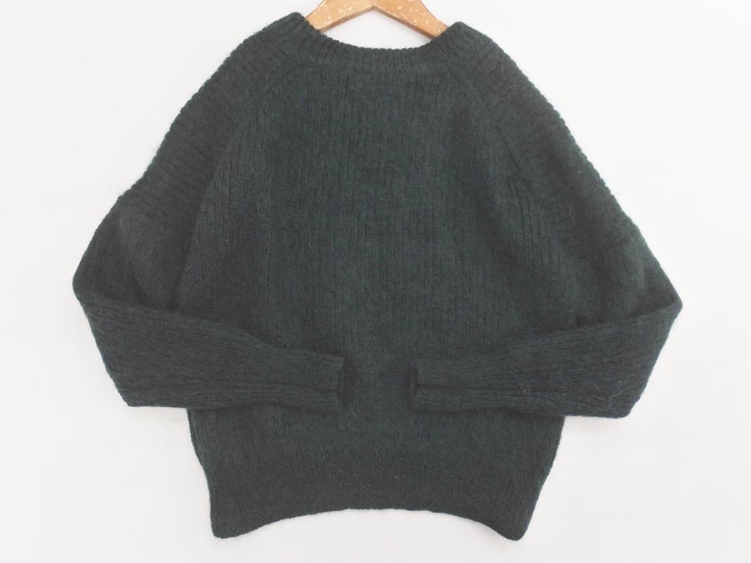 JOURNAL STANDARD ジャーナルスタンダード モヘヤ混 クルーネック ニット セーター 緑 ◇■ ☆ fia4 レディース_画像5