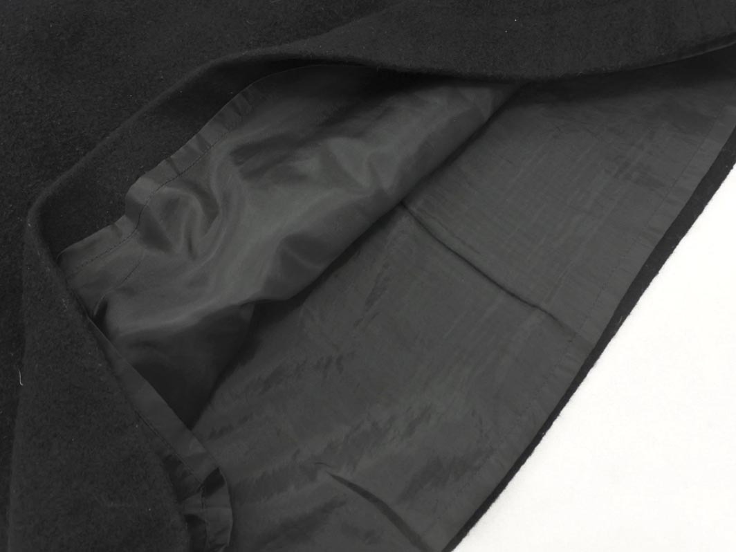 un dix cors アンディコール ウール混 Aライン 台形 スカート size38/黒 ◇■ ☆ fia5 レディース_画像3