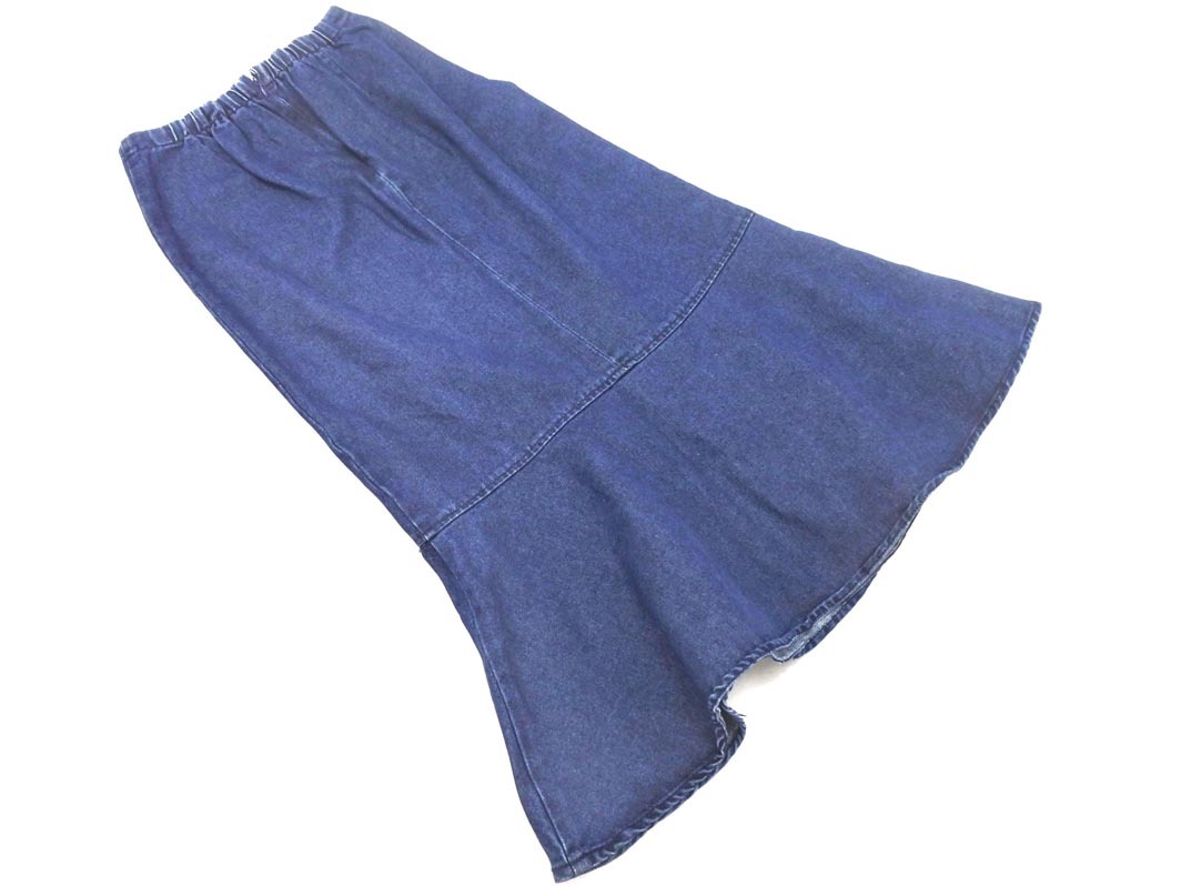 INGNI イング デニム マーメイド スカート 青 ■■ ☆ fia4 レディース_画像4