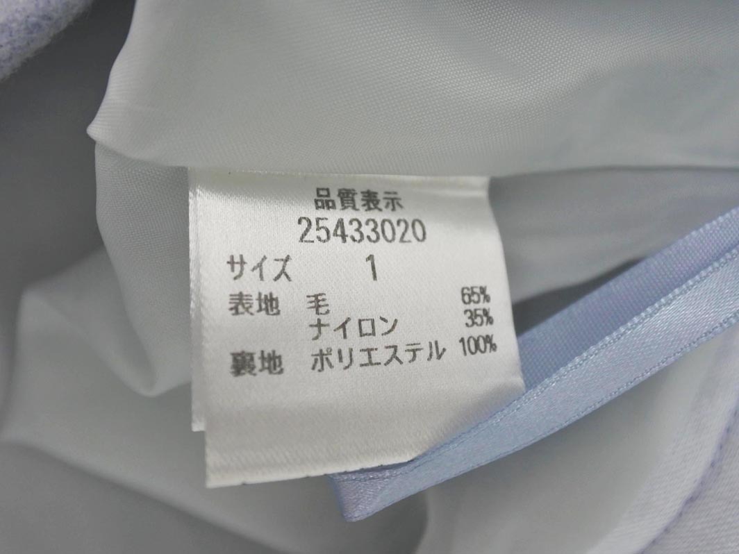 Apuweiser-riche アプワイザーリッシェ ウール混 ミニ スカート size1/ブルーグレー ◇■ ☆ fia5 レディース_画像6