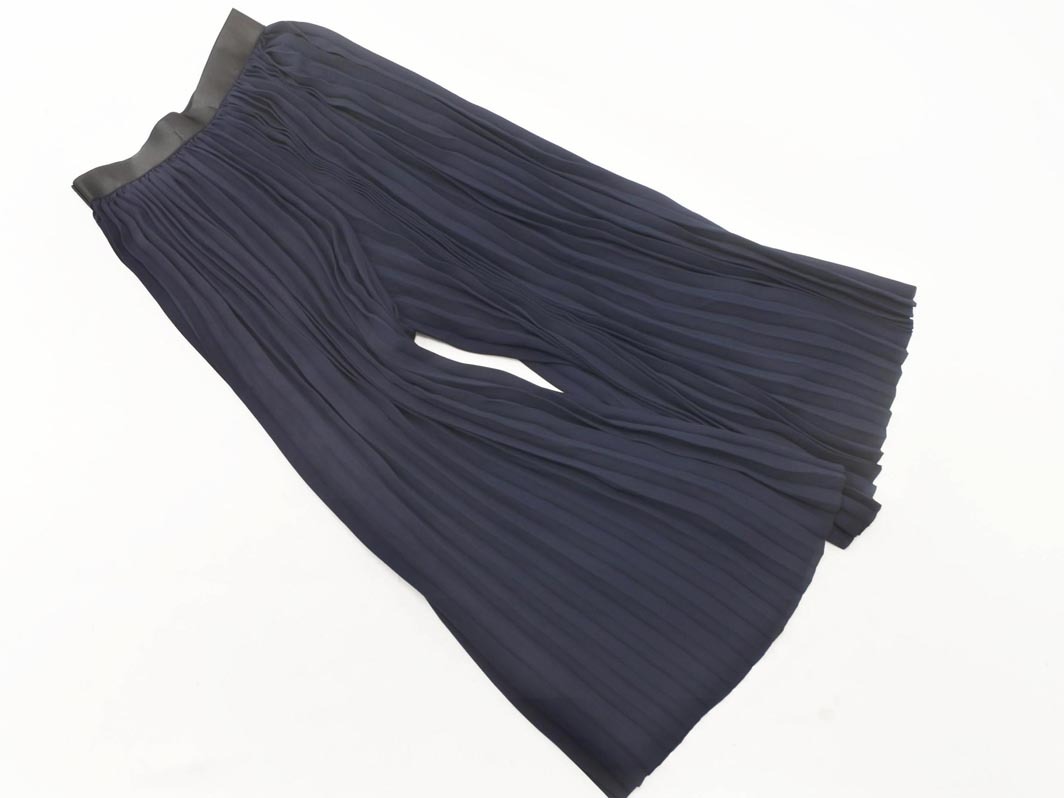 ZARA ザラ プリーツ パンツ sizeXS/紺 ■■ ☆ fia4 レディース_画像4