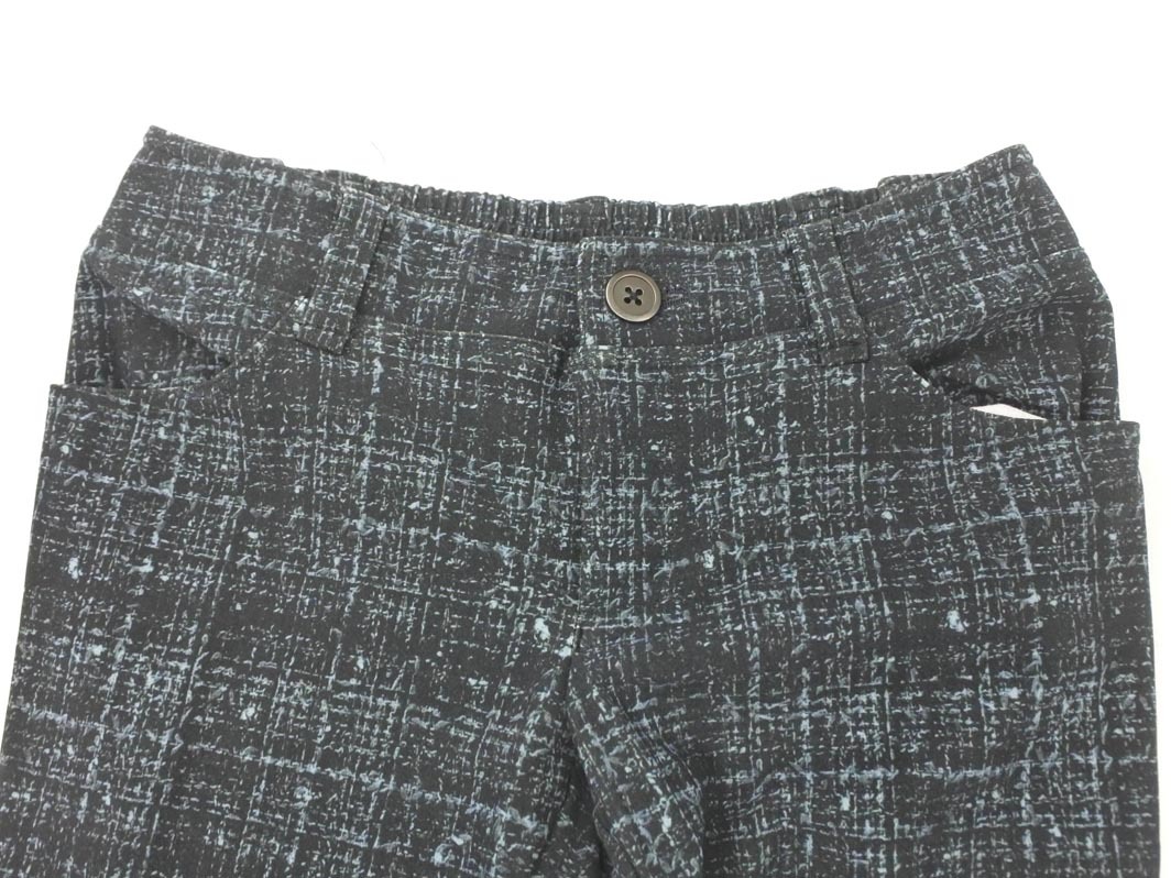 la.f... ラエフ ロートレアモン チェック ストレッチ パンツ size2S/黒ｘグレー ◇■ ☆ fia8 レディース