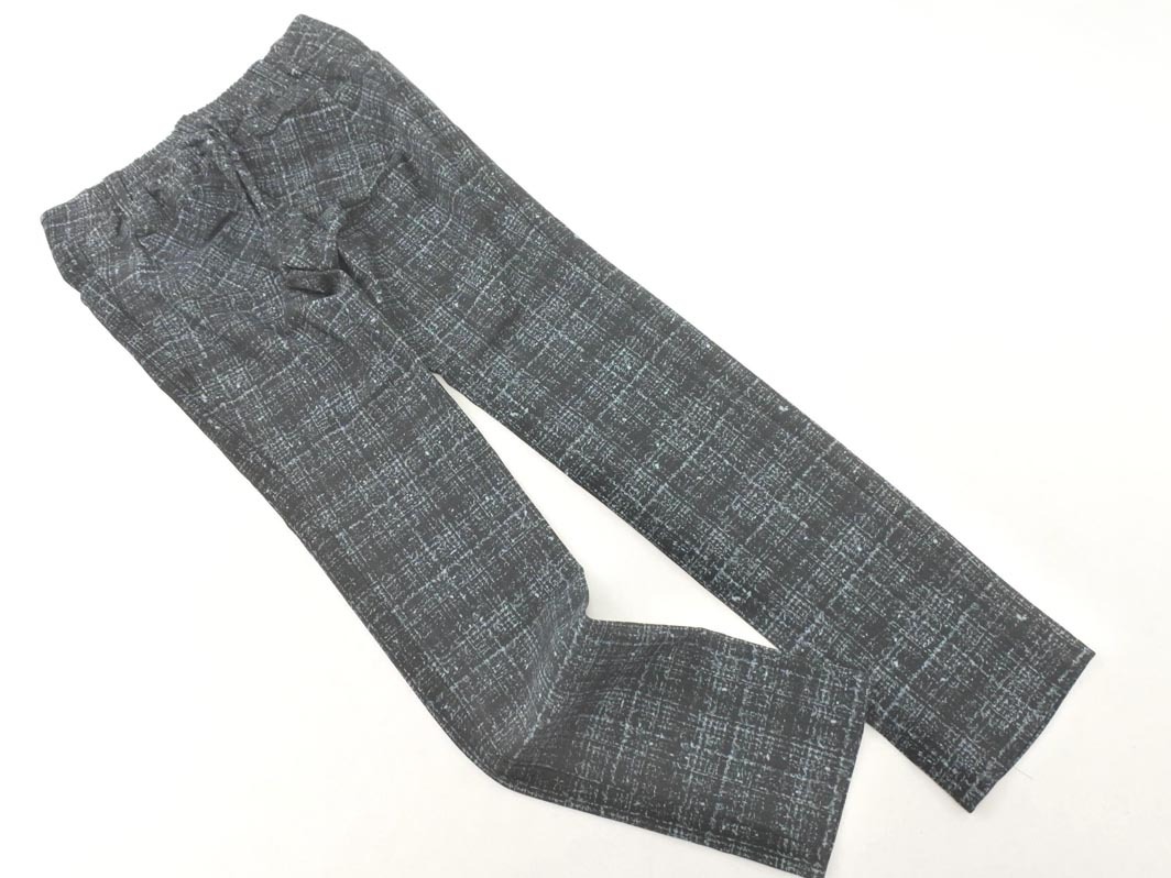 la.f... ラエフ ロートレアモン チェック ストレッチ パンツ size2S/黒ｘグレー ◇■ ☆ fia8 レディース