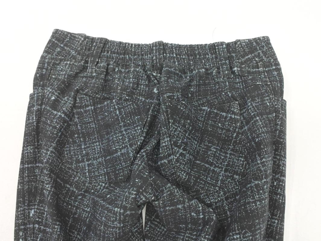 la.f... ラエフ ロートレアモン チェック ストレッチ パンツ size2S/黒ｘグレー ◇■ ☆ fia8 レディース