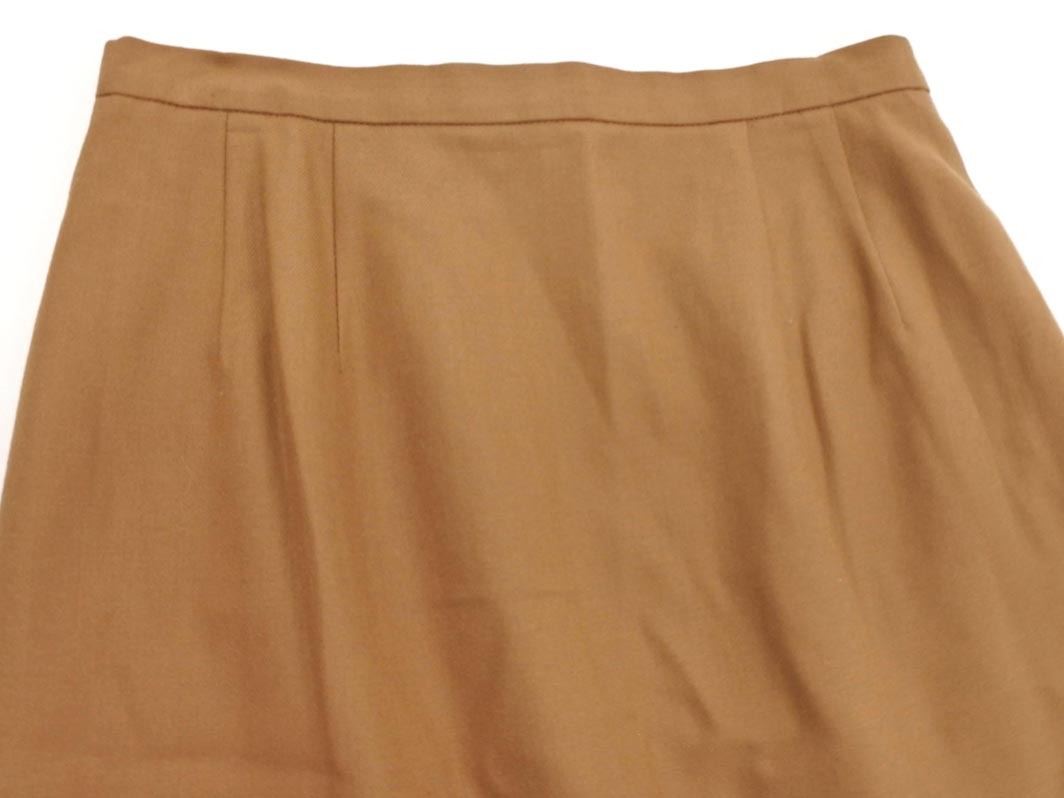 BURBERRY バーバリー ウール100% スカート size9/キャメル ◇■ ☆ fia8 レディース