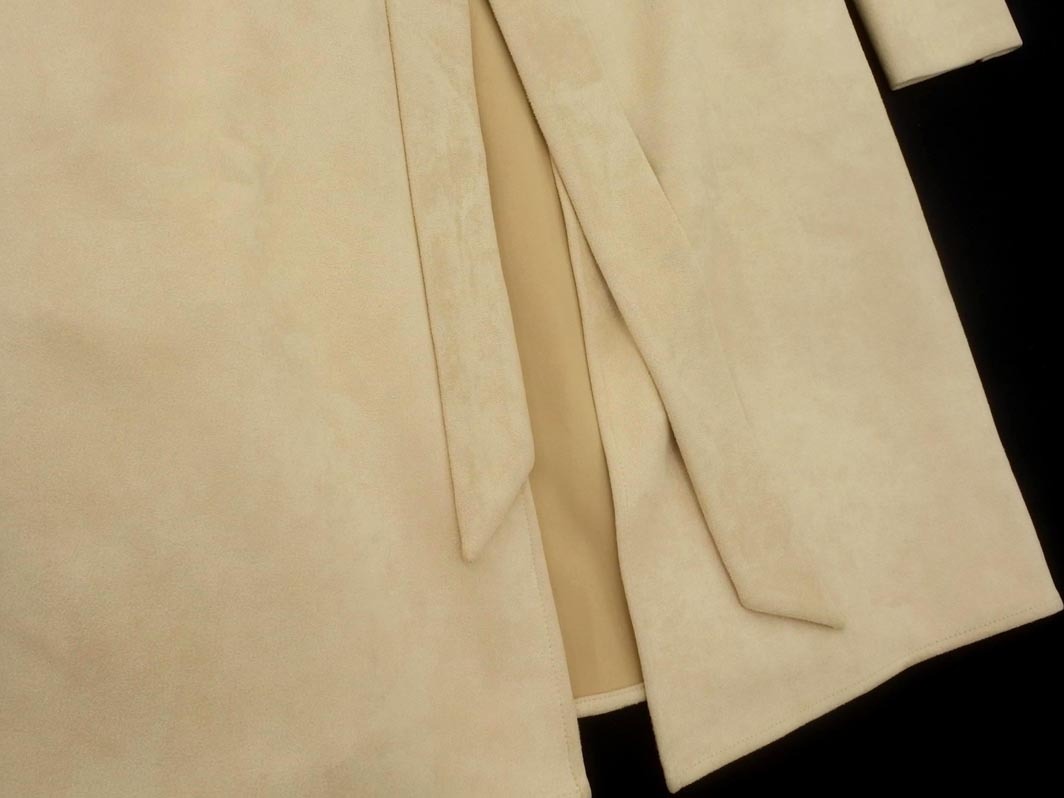 Droite lautreamont ドロワット ロートレアモン ベロア コート size2/ベージュ ◇■ ☆ fia8 レディース_画像2