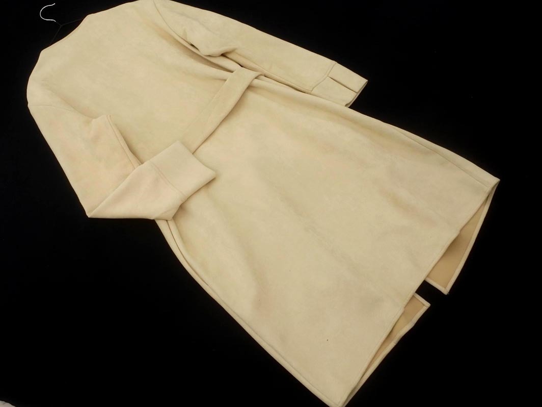 Droite lautreamont ドロワット ロートレアモン ベロア コート size2/ベージュ ◇■ ☆ fia8 レディース_画像5