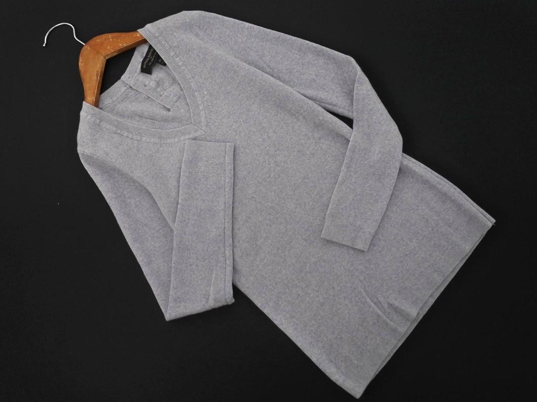 BANANA REPUBLIC バナナリパブリック ウール100% Vネック ニット セーター sizeXS/グレー ◇■ ☆ fia8 レディース_画像1