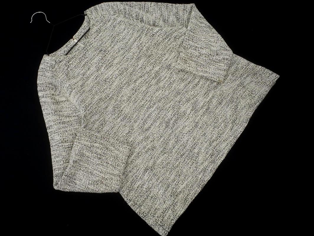 la.f... ラエフ ロートレアモン ツイード ブラウス シャツ size2S/グレー ◇■ ☆ fia8 レディース_画像1