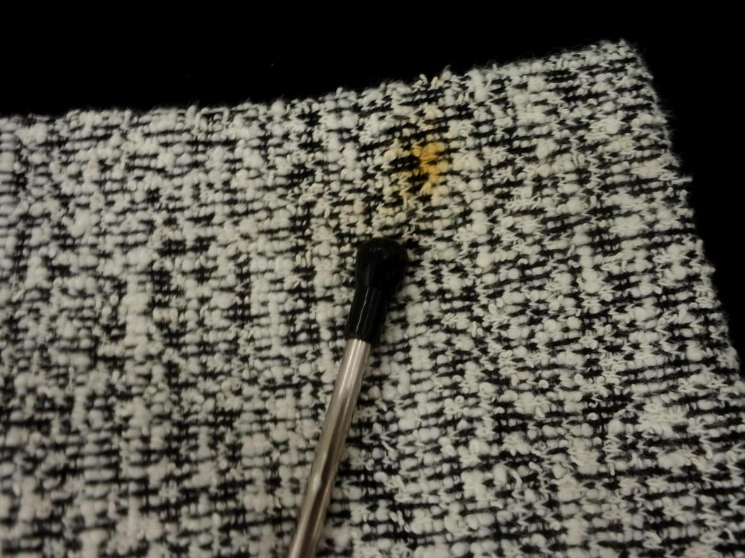 la.f... ラエフ ロートレアモン ツイード ブラウス シャツ size2S/グレー ◇■ ☆ fia8 レディース_画像3