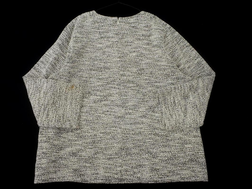 la.f... ラエフ ロートレアモン ツイード ブラウス シャツ size2S/グレー ◇■ ☆ fia8 レディース_画像5