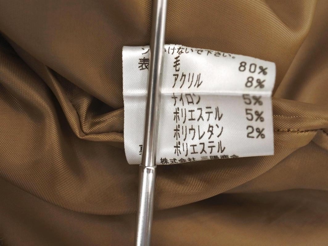 BURBERRY バーバリー BLUE LABEL ブルーレーベル ウール混 Aライン 台形 スカート size36/茶 ◇■ ☆ fia9 レディースの画像5