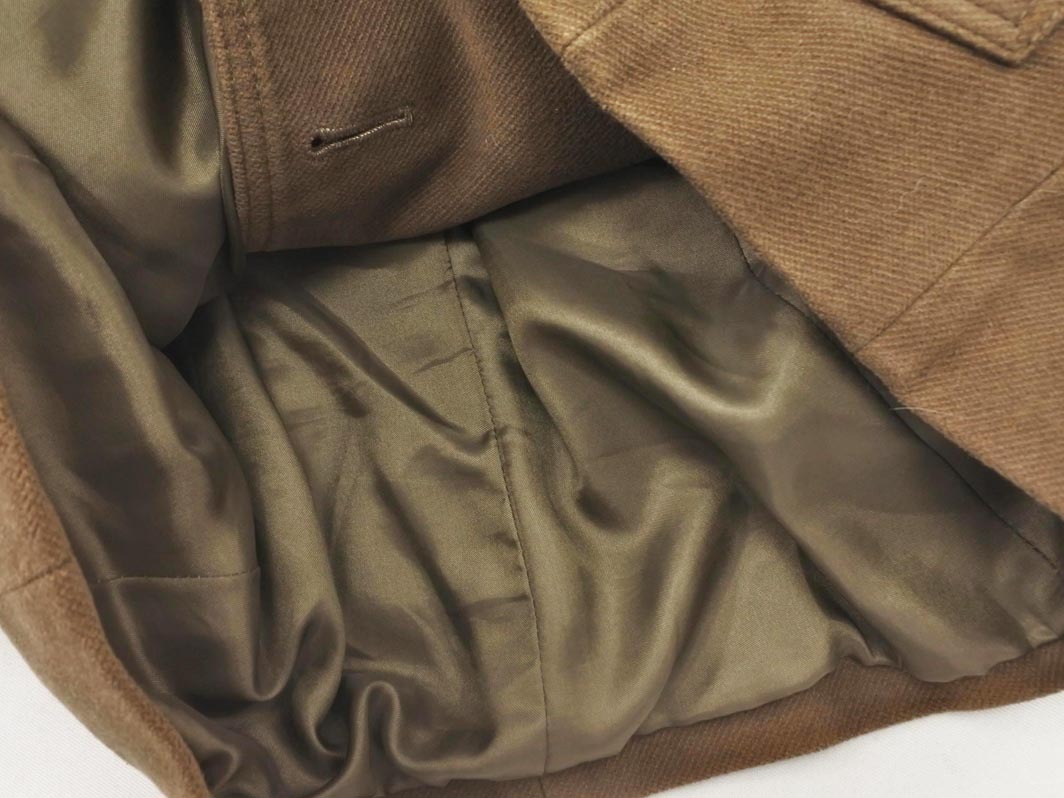 LAUTREAMONT ロートレアモン ダブル ジャケット size2/茶 ◇■ ☆ fia9 レディース