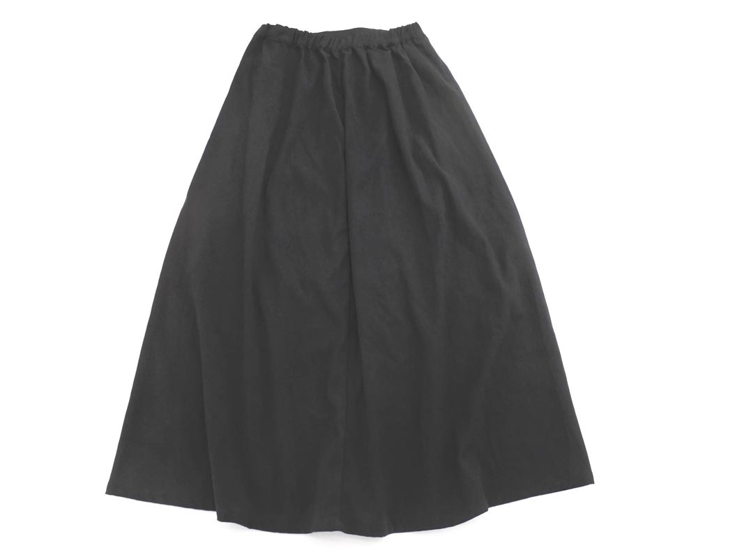新品 SM2 サマンサモスモス タック ベルト付き ロング スカート sizeF/黒 ◇■ ☆ fia9 レディースの画像7