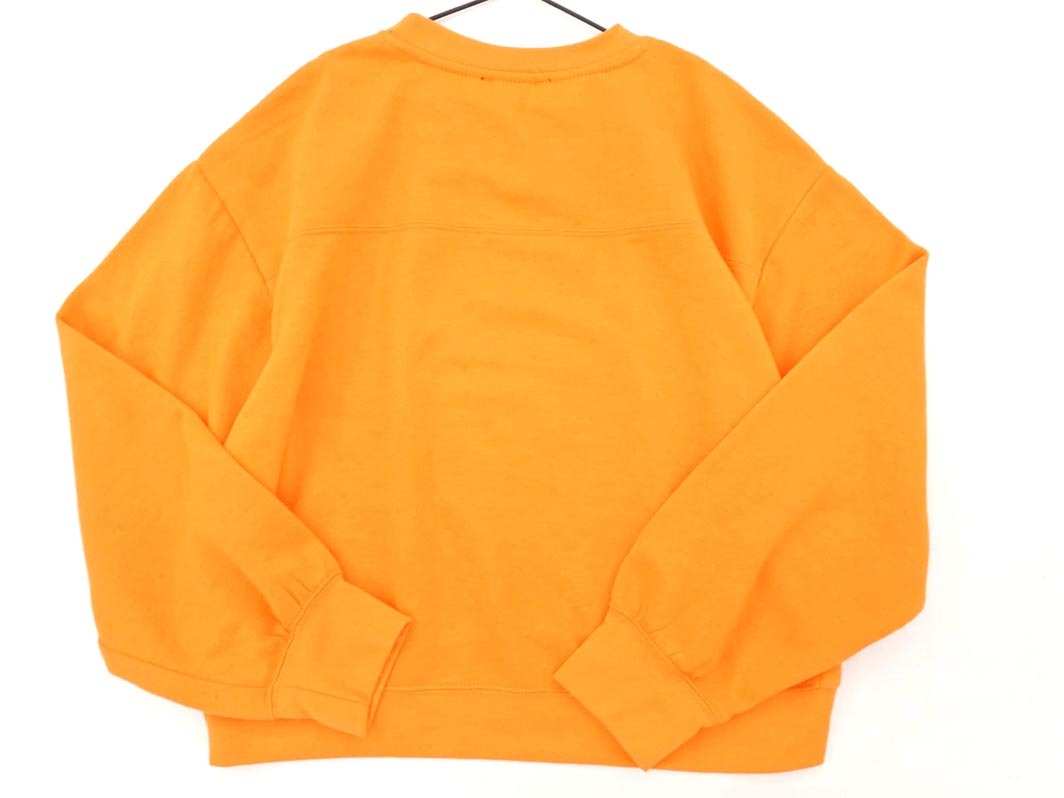 ZARA ザラ 裏起毛 カットソー sizeM/オレンジ ◇■ ☆ fia9 レディース_画像4