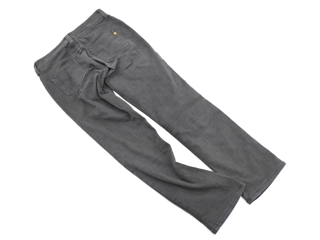 C-SEVENTEEN シーセブンティーン 裏起毛 グレンチェック ストレッチ デニムパンツ sizeS/グレー ◇■ ☆ fia9 レディース_画像6