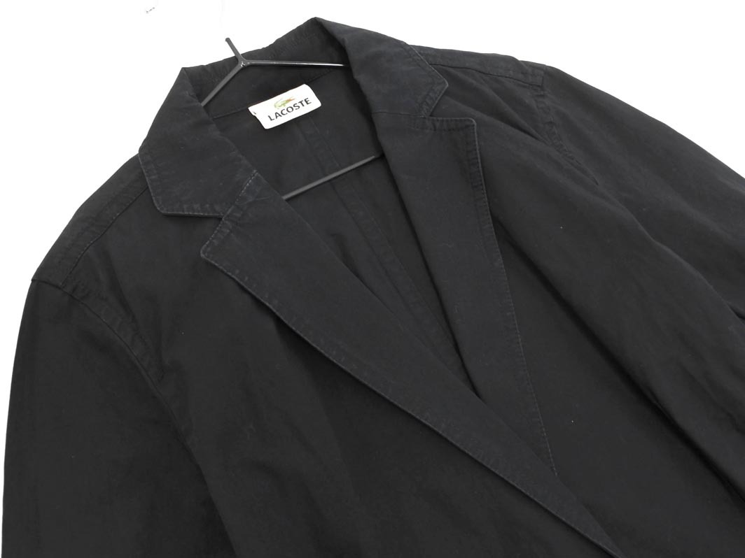 LACOSTE ラコステ テーラード ジャケット size40/黒 ◇■ ☆ fia9 レディース