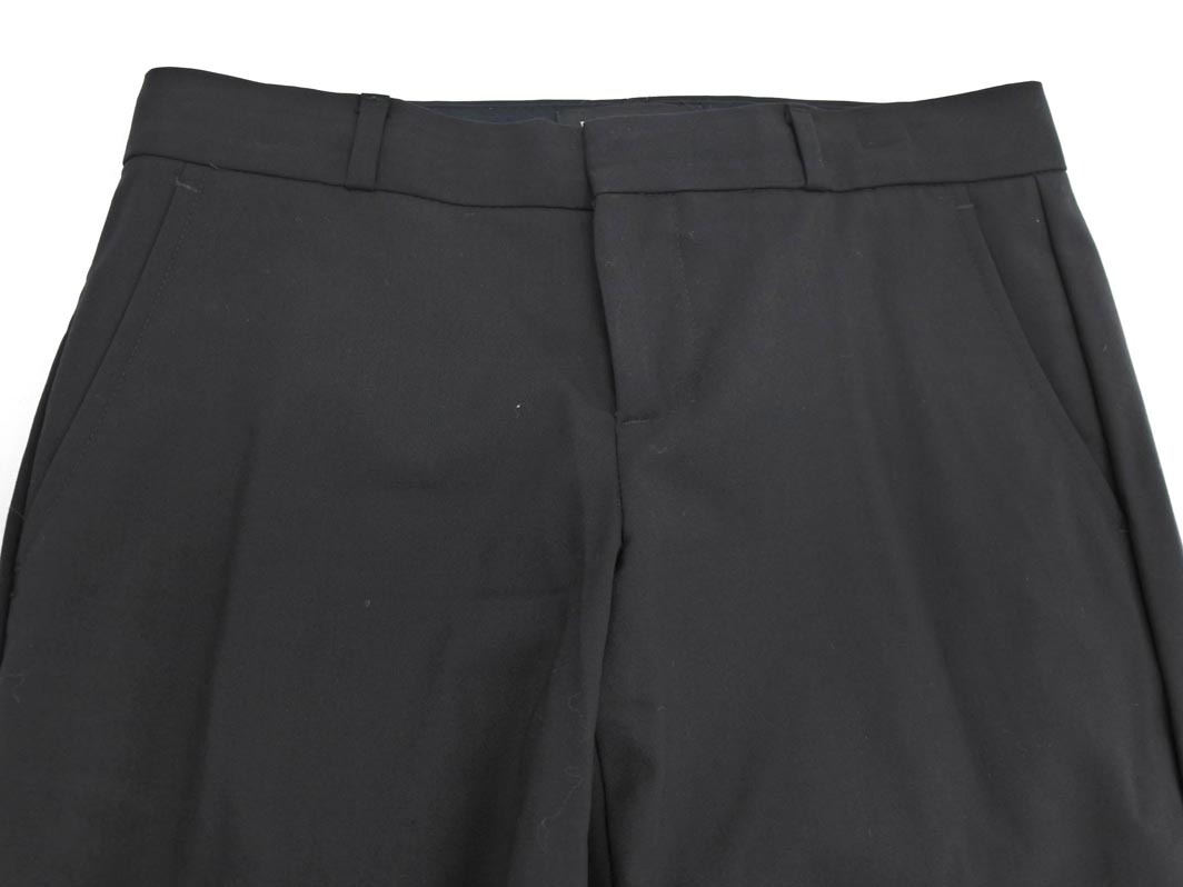 BANANA REPUBLIC バナナリパブリック ウール混 トラウザー パンツ size0/黒 ◇■ ☆ fia9 レディース_画像2
