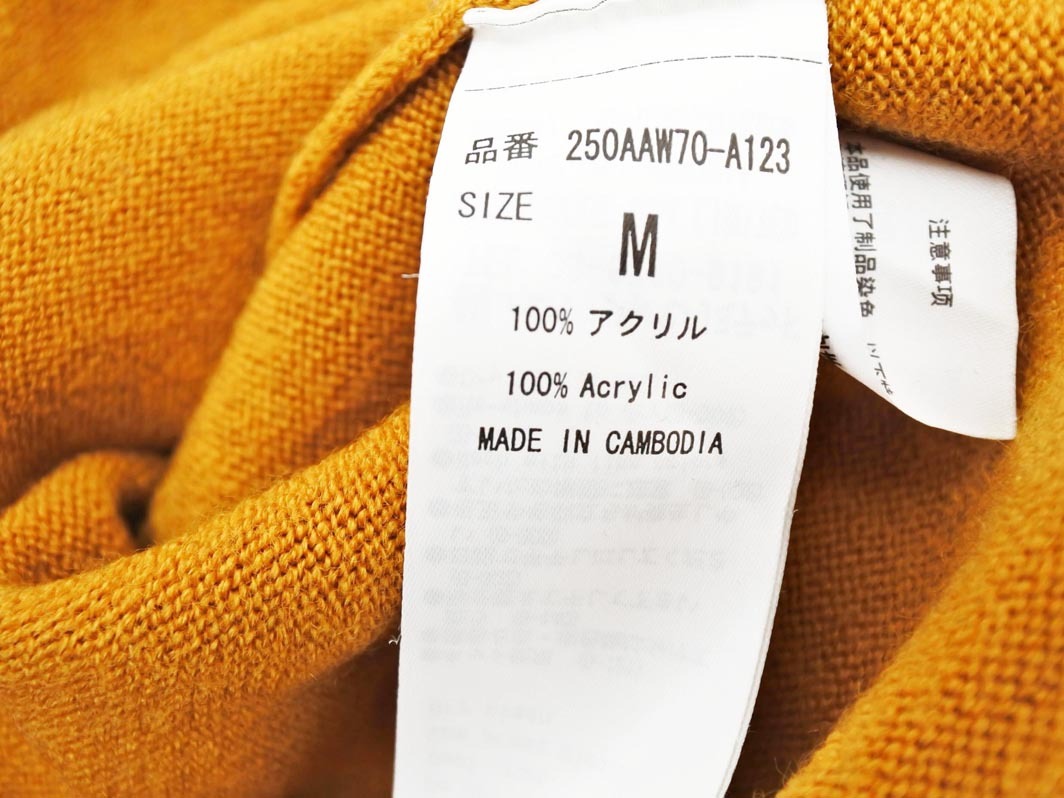 AZUL BY MOUSSY アズールバイマウジー Vネック ニット セーター sizeM/キャメル ◇■ ☆ fia9 レディース_画像5