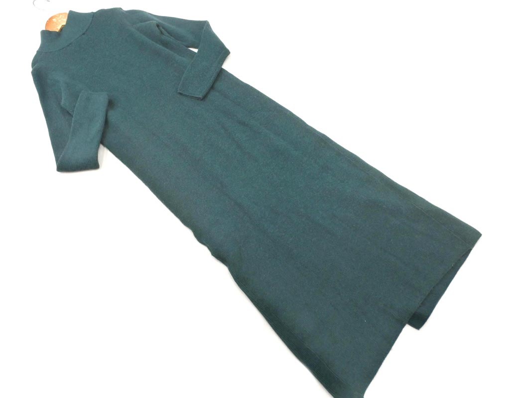 MURUA ムルーア ニット ワンピース sizeF/緑 ◇■ ☆ fia9 レディース_画像1