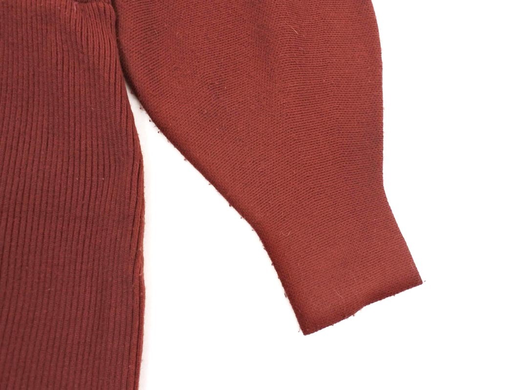 AZUL BY MOUSSY azur bai Moussy вязаный One-piece sizeS/ красный *# * fia9 женский