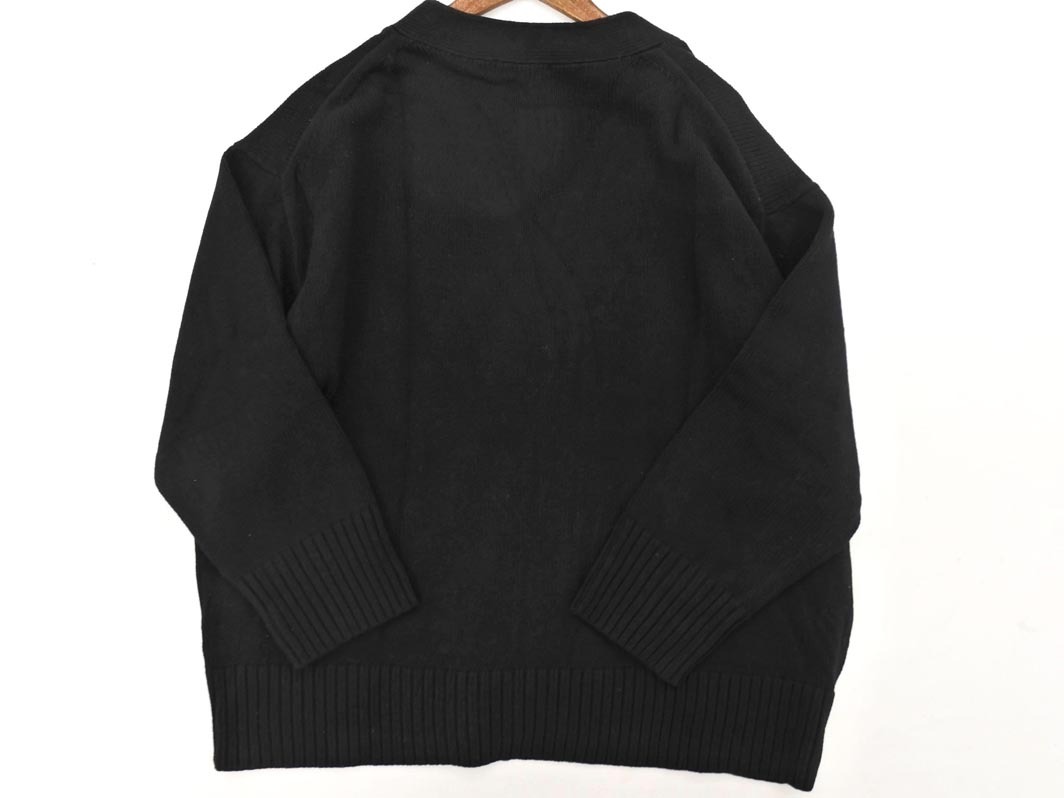 To b by agnes b トゥービーバイアニエスベー ポケット ニット カーディガン sizeTU/黒 ◇■ ☆ fia9 レディース