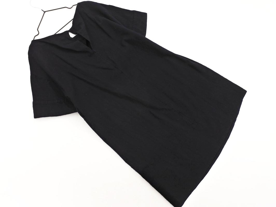 MACPHEE マカフィー トゥモローランド ウール100% Iライン ワンピース size38/濃紺 ◇■ ☆ fib0 レディース_画像5