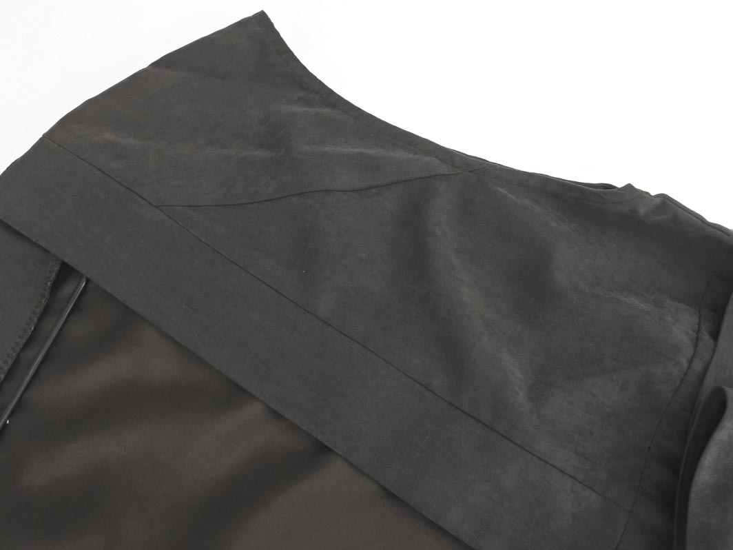 AS KNOW AS アズノゥアズ スエード調 ワンピース ジャンパー スカート sizeF/グレー ◇■ ☆ fib0 レディース_画像3