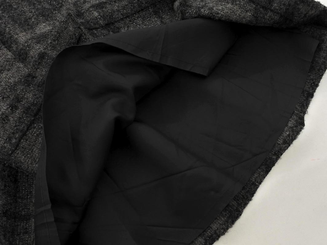 BURBERRY バーバリー ウール混 チェック Aライン 臺形 スカート size36/グレー ◇■ ☆ fia9 レディース