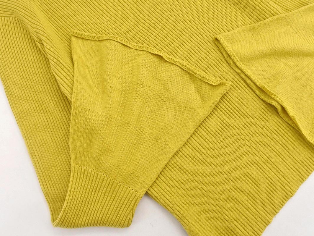AZUL BY MOUSSY アズールバイマウジー ベルスリーブ リブ ニット セーター sizeM/マスタード ◇■ ☆ fib0 レディース_画像2