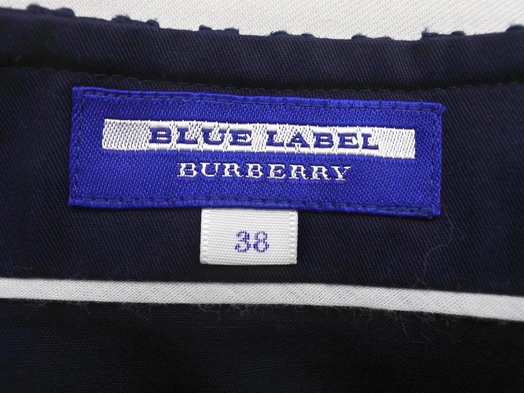 BURBERRY バーバリー BLUE LABEL ブルーレーベル フレア スカート size38/紺 ◇■ ☆ fia9 レディース