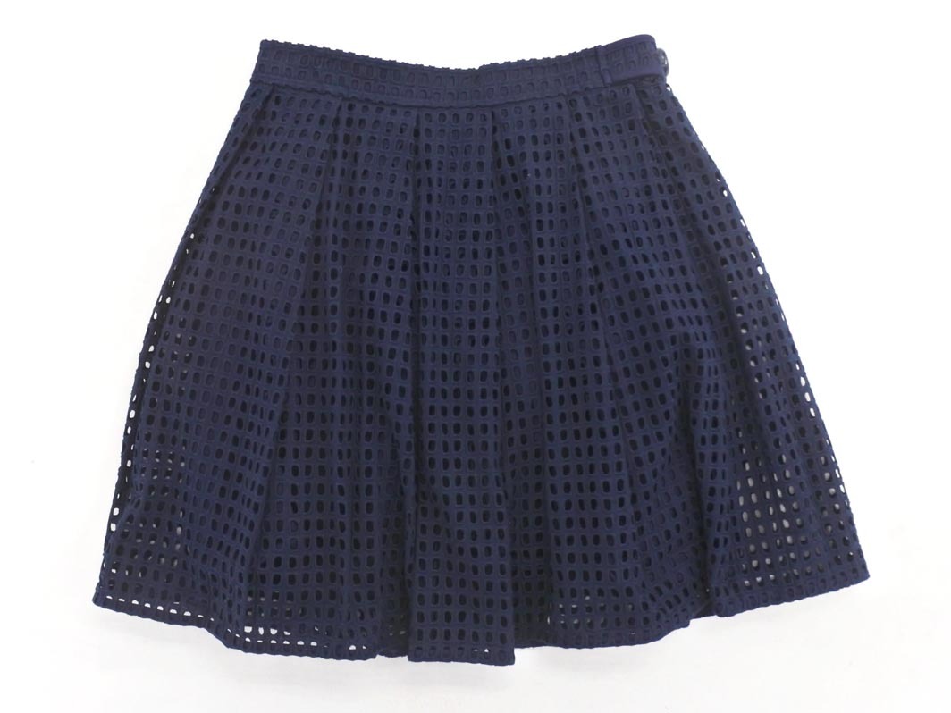 BURBERRY バーバリー BLUE LABEL ブルーレーベル フレア スカート size38/紺 ◇■ ☆ fia9 レディース
