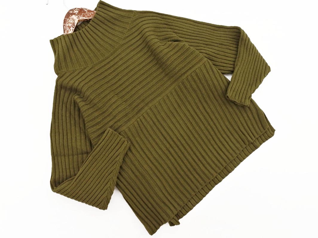 Rope Picnic ロペピクニック ハイネック ニット セーター size38/カーキ ◇■ ☆ fib0 レディースの画像1