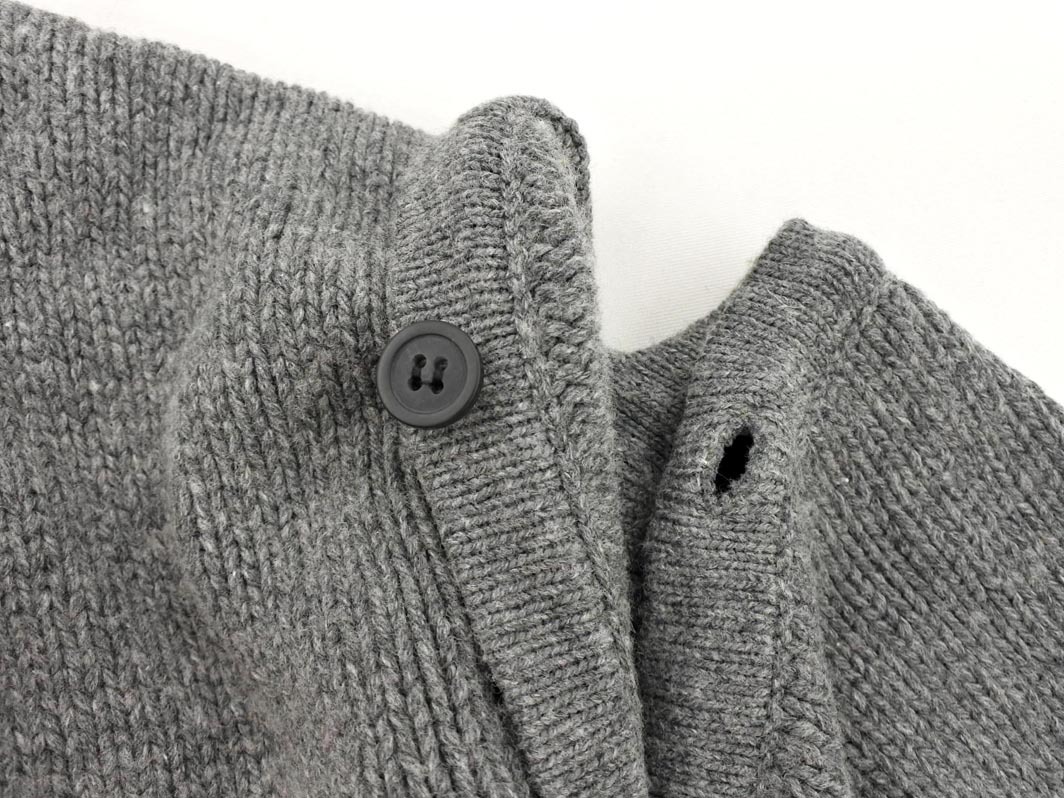 MOUSSY Moussy шерсть .2WAY кардиган sizeF/ серый *# * fib0 женский