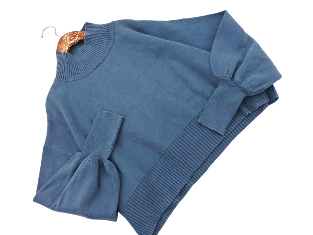 JEANASIS Jeanasis mok шея вязаный свитер sizeF/ темно-синий *# * fib2 женский JEANASIS Jeanasis mok шея вязаный свитер sizeF/ темно-синий *# * fib2 женский